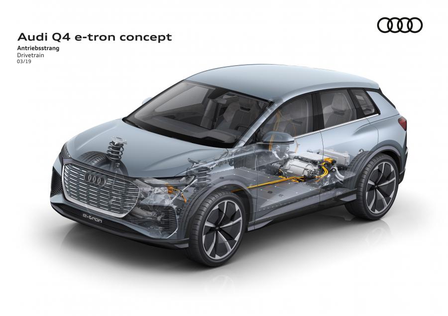 Схема Audi Q4 e-tron Concept 2019 года  (фото 18 из 28)